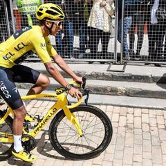 Así recibe Zipaquirá al campeón Egan Bernal