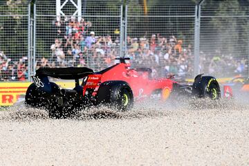 Charles Leclerc terminó el Gran Premio de Australia de Fórmula 1 antes de tiempo.