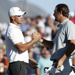 This is the format for the 2024 Showdown: 3 segments for McIlroy & Scheffler vs DeChambeau & Koepka