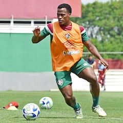 Jhon Arias regresa a los entrenamientos de Fluminense