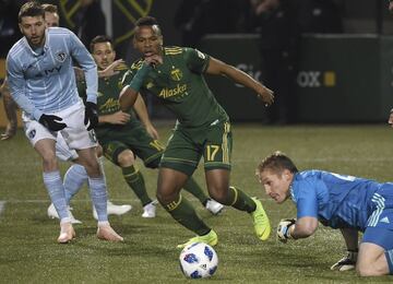 Tim Melia, el hombre del primer partido de ida de la final del Oeste en Portland.