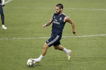 El Madrid entrena en el Red Bull Arena de Nueva Jersey