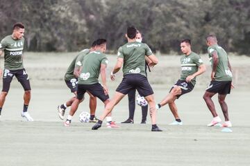 Atlético Nacional tuvo su primer entrenamientos antes de enfrentar a Millonarios en la Florida Cup. Los verdes trabajaron en el Omni Champions Gate.