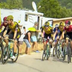 Martin y Rowe, expulsados del Tour por su incidente