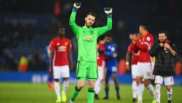 David de Gea, al terminar un partido del Manchester United.