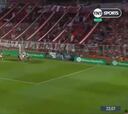 ¡Ni el lo podía creer! El gol de Rojas para River contra Unión a la salida de un corner