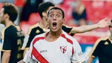 <b>A MÁS. </b>El delantero quiere minutos para dar lo mejor.