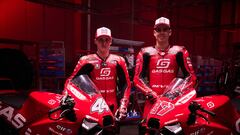 Pol Espargaró y Augusto Fernández con la GasGas de MotoGP para 2023.