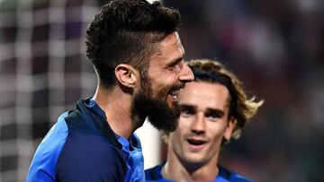 Francia disfruta ante Paraguay con hat-trick de Giroud