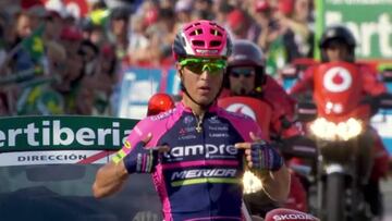 Resumen Etapa 13 Vuelta España: Conti se lleva el triunfo ante un vago pelotón