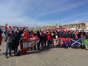 Día tranquilo y sin incidentes antes del Marsella-Athletic