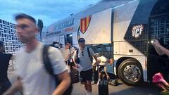 Carlos Soler, llegando a Saint Gallen.