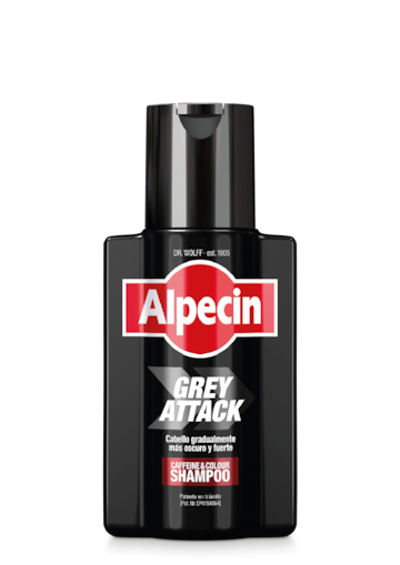 Alpecin Grey Attack es el nuevo champú que promete un oscurecimiento progresivo del cabello con cada lavado además de prevenir la caída.