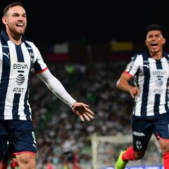 La alineación titular de Monterrey para la semifinal