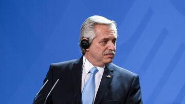 El presidente de Argentina, Alberto Fernández