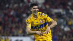    Nicolas Ibanez celebrates his goal 0-1 of Tigres during the game Atlas vs Tigres UANL, corresponding to Round 08 of the Torneo Clausura 2023 of the Liga BBVA MX, at Jalisco Stadium, on February 18, 2023.

<br><br>

Nicolas Ibanez celebra su gol 0-1 de Tigres durante el partido Atlas vs Tigres UANL, Correspondiente a la Jornada 08 del Torneo Clausura 2023 de la Liga BBVA MX, en el Estadio Jalisco, el 18 de Febrero de 2023.