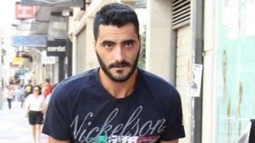 Güiza, a su salida del hospital.