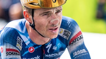 Remco Evenepoel, en el Tour de Romandía.