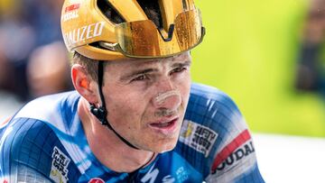 Remco Evenepoel, en el Tour de Romandía.