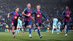 Celta-Barcelona: el hat-trick de Lewandowski en imágenes