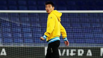 Wu Lei, jugador del Espanyol.