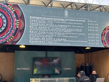 ¿Cuánto cuesta la bebida y comida en el AHR para el GP de México 2023?
