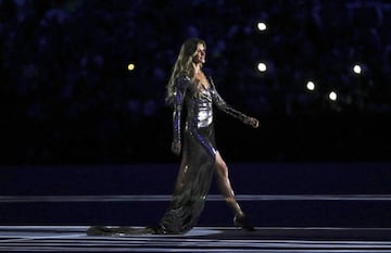 Gisele Bündchen, espectacular en la ceremonia de inauguración