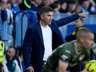 Funes, durante el Málaga-Leganés.