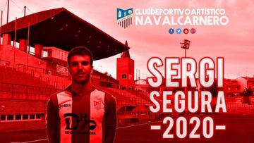 El Navalcarnero renueva al lateral Sergi Segura hasta 2020