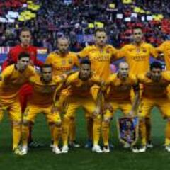 Uno por uno del Barcelona: no bastó la luz de Iniesta