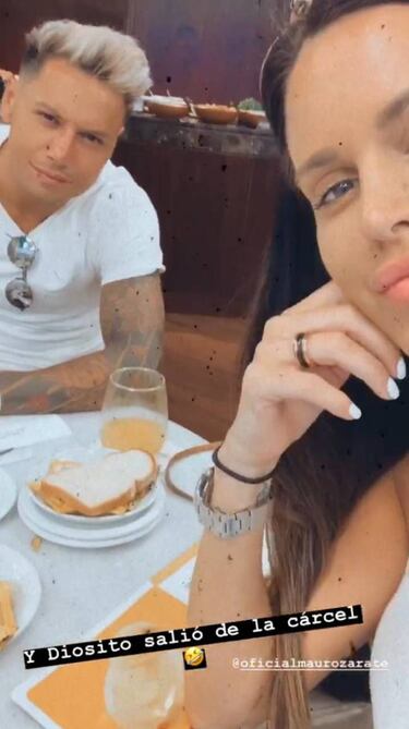 Mauro Zárate se cambió el look y su esposa, Natalie Weber, lo comparó con Diosito