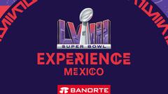 Esta es la imagen promocional del Super Bowl Experience.