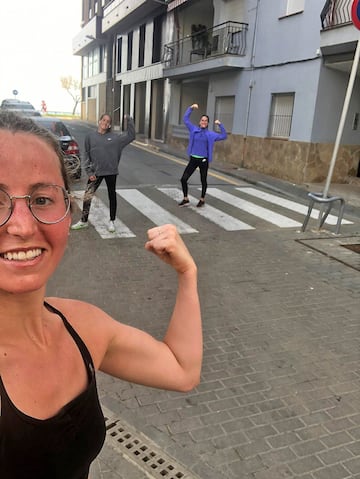 Paula Ramírez, Blanca Toleado y Meritxell Mas.