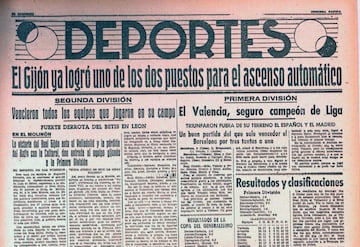 Página del diario 'El Comercio', del 28 de marzo de 1944.