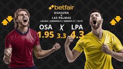 CA Osasuna vs. UD Las Palmas: horario, dónde ver, pronósticos y clasificación