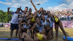 Las espectaculares imágenes del balonmano playa