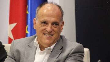 El presidente de LaLiga, Javier Tebas.