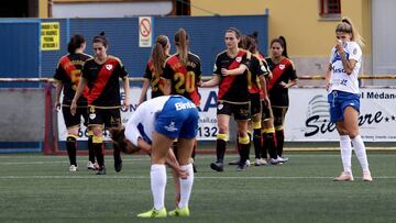 El Rayo Vallecano celebra el triunfo ante el Granadilla Tenerife.
