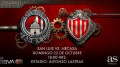 Atlético San Luis vs Necaxa en vivo: Liga MX, Apertura 2023 en directo