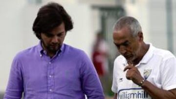 <b>MANDANDO. </b>Abdullah Ghubn y Jesualdo Ferreira se reunieron ayer.