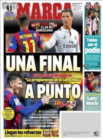 Portadas de la prensa deportiva