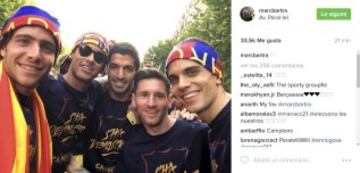 La celebración de los Campeones de Liga en sus redes sociales