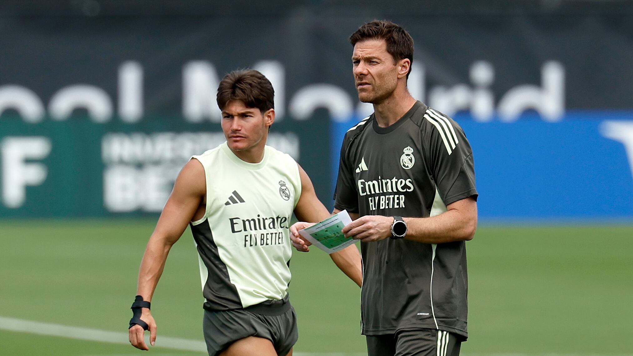 Fran García, junto a Xabi en Estados Unidos.