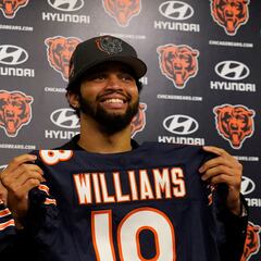El número oficial de Caleb Williams con los Chicago Bears