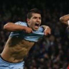 Agüero mantiene con vida al City de Pellegrini en la Champions