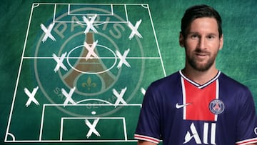 El XI del PSG con Messi que hace temblar a Europa