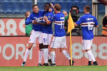 Duván Zapata figurón ante la Juve