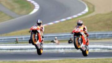 Pedrosa piensa que sí puede ganar a su compañero de equipo.