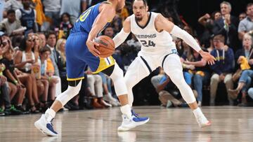 Memphis Grizzlies forward Dillon Brooks was ejected less than three minutes into Game 2 of their semifinal series against the Golden State Warriors.