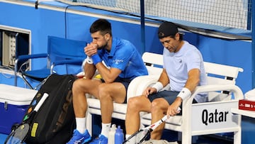 Verdasco cae en el dobles con Djokovic y acaba su carrera